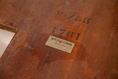 T H Robsjohn Gibbings A Rare T H Robsjohn Gibbings for Widdicomb Walnut Coffee Table 