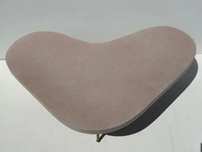 T H Robsjohn Gibbings Boomerang Shaped Cork Coffee Table