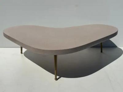 T H Robsjohn Gibbings Boomerang Shaped Cork Coffee Table