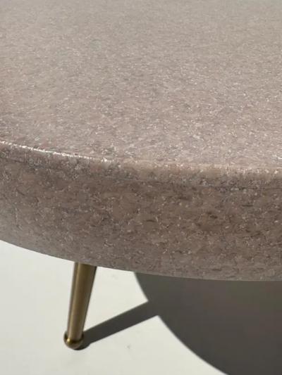 T H Robsjohn Gibbings Boomerang Shaped Cork Coffee Table