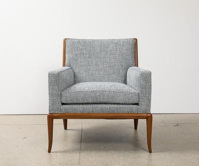 T H Robsjohn Gibbings Lounge Chair and Ottoman by T H Robsjohn Gibbings for Widdicomb Furniture