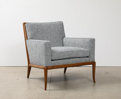 T H Robsjohn Gibbings Lounge Chair and Ottoman by T H Robsjohn Gibbings for Widdicomb Furniture