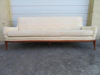 T H Robsjohn Gibbings Lovely Robsjohn Gibbings Walnut Sofa
