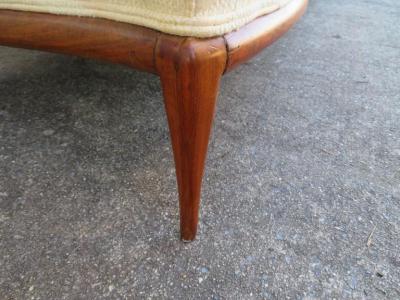 T H Robsjohn Gibbings Lovely Robsjohn Gibbings Walnut Sofa