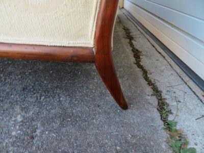 T H Robsjohn Gibbings Lovely Robsjohn Gibbings Walnut Sofa