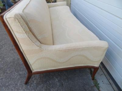 T H Robsjohn Gibbings Lovely Robsjohn Gibbings Walnut Sofa