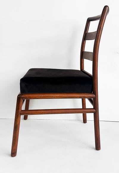 T H Robsjohn Gibbings Mid century T H Robsjohn Gibbings 4209 Ladder back Chairs for Widdicomb Pair