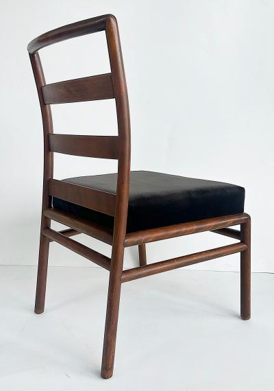 T H Robsjohn Gibbings Mid century T H Robsjohn Gibbings 4209 Ladder back Chairs for Widdicomb Pair