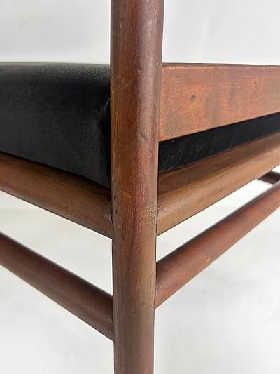 T H Robsjohn Gibbings Mid century T H Robsjohn Gibbings 4209 Ladder back Chairs for Widdicomb Pair