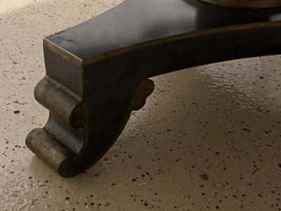 T H Robsjohn Gibbings POST MODERN GREEK KEY TROMP LOEIL DINING TABLE