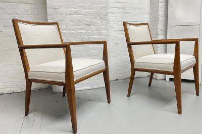 T H Robsjohn Gibbings Pair T H Robsjohn Gibbings Armchairs