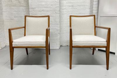 T H Robsjohn Gibbings Pair T H Robsjohn Gibbings Armchairs