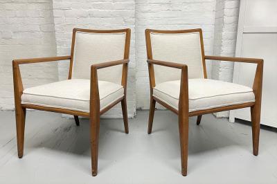 T H Robsjohn Gibbings Pair T H Robsjohn Gibbings Armchairs