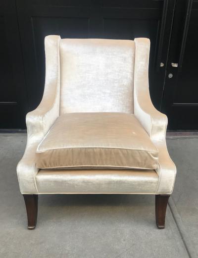 T H Robsjohn Gibbings Pair of Lounge Chairs Style of Robsjohn Gibbings