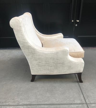 T H Robsjohn Gibbings Pair of Lounge Chairs Style of Robsjohn Gibbings