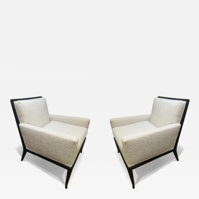 T H Robsjohn Gibbings Pair of Robsjohn Gibbings armchairs