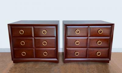T H Robsjohn Gibbings Pair of Robsjohn Gibbings for Widdicomb Chest of Drawers