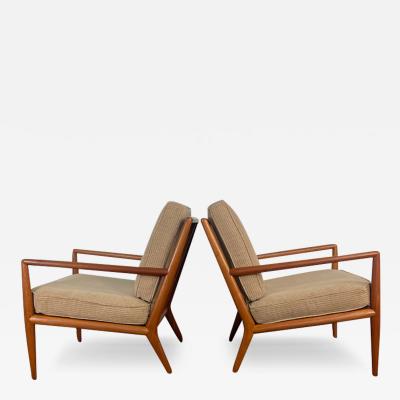 T H Robsjohn Gibbings Pair of T H Robsjohn Gibbings Lounge Chairs for Widdicomb