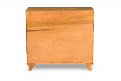 T H Robsjohn Gibbings Pair of T H Robsjohn Gibbings Modern Bleached Walnut and Brass Chests