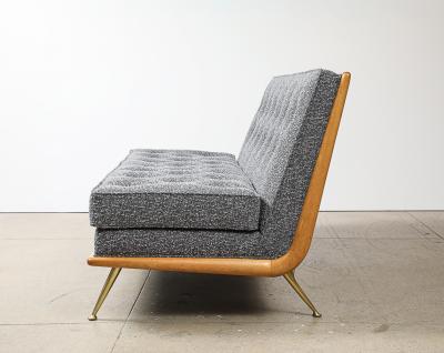 T H Robsjohn Gibbings Rare Armless Sofa by T H Robsjohn Gibbings for Widdicomb Furniture Co 