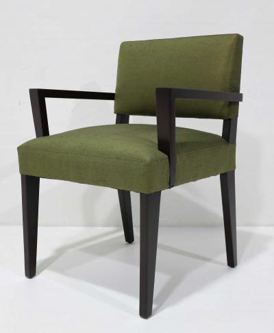 T H Robsjohn Gibbings Robsjohn Gibbings Dining Chairs in Donghia Upholstery