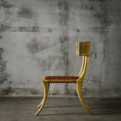 T H Robsjohn Gibbings Robsjohn Gibbings Pair of Klismos Chairs