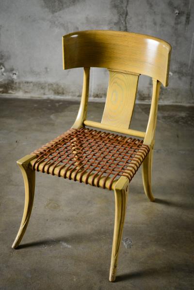 T H Robsjohn Gibbings Robsjohn Gibbings Pair of Klismos Chairs