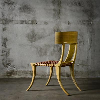 T H Robsjohn Gibbings Robsjohn Gibbings Pair of Klismos Chairs