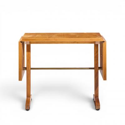 T H Robsjohn Gibbings Robsjohn Gibbings for Widdicomb Bleached Mahogany Dropside Console Table