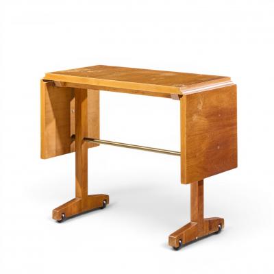 T H Robsjohn Gibbings Robsjohn Gibbings for Widdicomb Bleached Mahogany Dropside Console Table