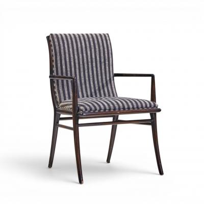 T H Robsjohn Gibbings Robsjohn Gibbings for Widdicomb Ebonized Walnut Dining Chairs Set of 6