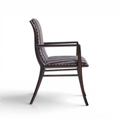 T H Robsjohn Gibbings Robsjohn Gibbings for Widdicomb Ebonized Walnut Dining Chairs Set of 6