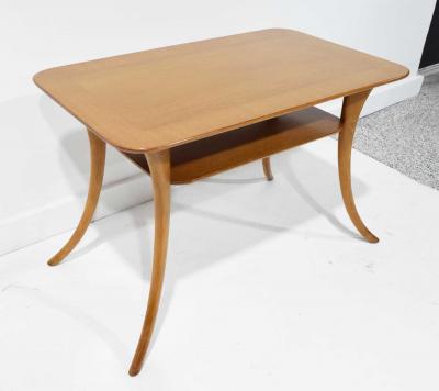 T H Robsjohn Gibbings Robsjohn Gibbings for Widdicomb Klismos Leg Side or Cocktail Table