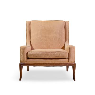 T H Robsjohn Gibbings Robsjohn Gibbings for Widdicomb Mid Century Bleached Mahogany Lounge Chair