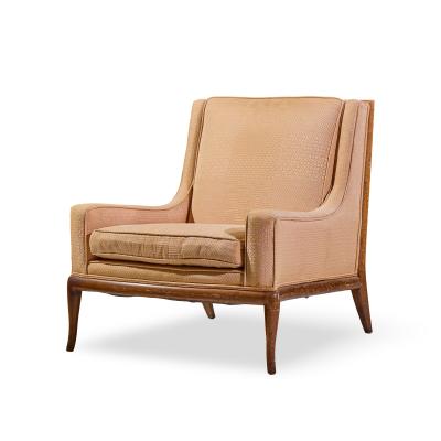 T H Robsjohn Gibbings Robsjohn Gibbings for Widdicomb Mid Century Bleached Mahogany Lounge Chair