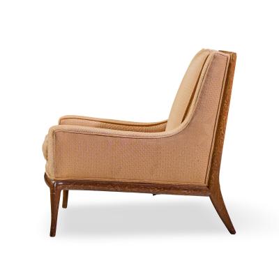 T H Robsjohn Gibbings Robsjohn Gibbings for Widdicomb Mid Century Bleached Mahogany Lounge Chair