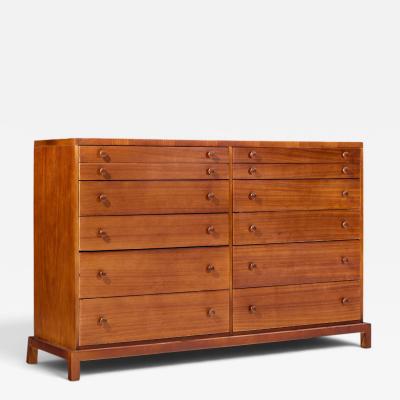 T H Robsjohn Gibbings Robsjohn Gibbings for Widdicomb Mid Century Mahogany 12 Drawer Dresser