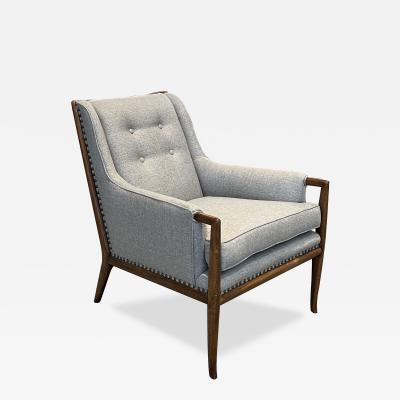 T H Robsjohn Gibbings Robsjohn Gibbings for Widdicomb Mid Century Modern Walnut Lounge Chair