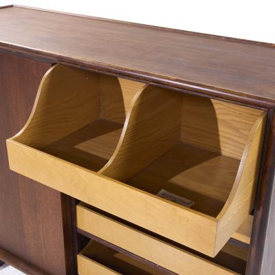 T H Robsjohn Gibbings Robsjohn Gibbings for Widdicomb Mid Century Sliding Door Cabinet Credenza