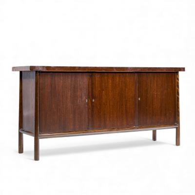 T H Robsjohn Gibbings Robsjohn Gibbings for Widdicomb Mid Century Walnut Credenza