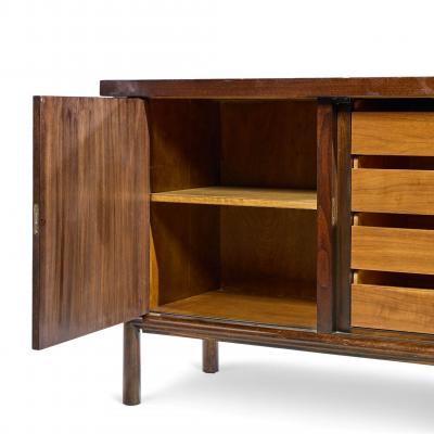 T H Robsjohn Gibbings Robsjohn Gibbings for Widdicomb Mid Century Walnut Credenza