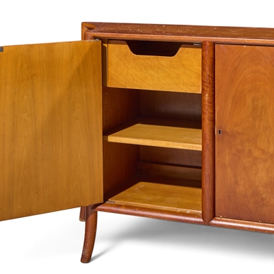 T H Robsjohn Gibbings Robsjohn Gibbings for Widdicomb Mid Century Walnut Credenza