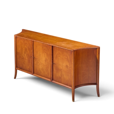 T H Robsjohn Gibbings Robsjohn Gibbings for Widdicomb Mid Century Walnut Credenza