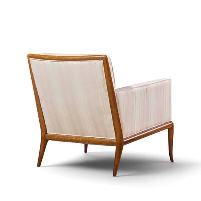 T H Robsjohn Gibbings Robsjohn Gibbings for Widdicomb Sabre Leg Lounge Chairs Pair