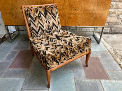 T H Robsjohn Gibbings Sensational T H Robsjohn Gibbings Slipper Lounge Chair for Widdicomb