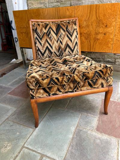 T H Robsjohn Gibbings Sensational T H Robsjohn Gibbings Slipper Lounge Chair for Widdicomb