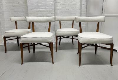 T H Robsjohn Gibbings Set of 4 T H Robsjohn Gibbings Klismos Chairs