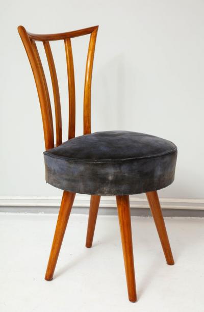 T H Robsjohn Gibbings Set of Four Mid Century Modern Chairs in the Manner of Robsjohn Gibbings