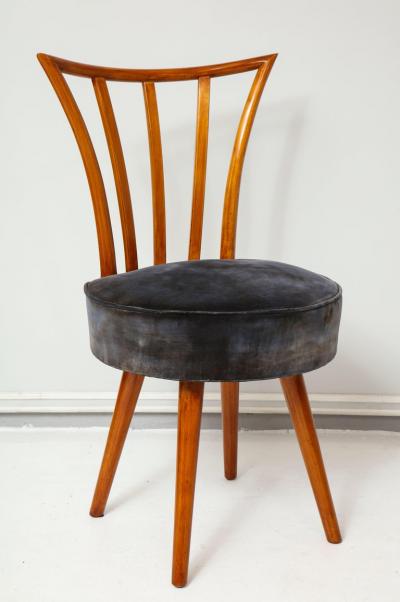 T H Robsjohn Gibbings Set of Four Mid Century Modern Chairs in the Manner of Robsjohn Gibbings
