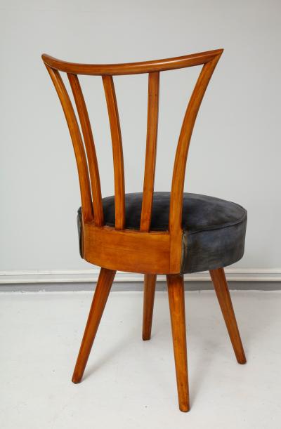 T H Robsjohn Gibbings Set of Four Mid Century Modern Chairs in the Manner of Robsjohn Gibbings